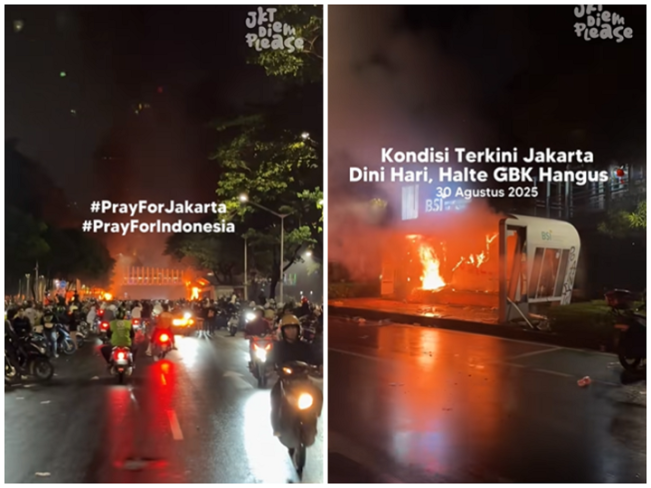 Kondisi Jakarta di Jam 4 Subuh (TikTok)